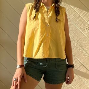 American Eagle Button down Sleeveless shirt